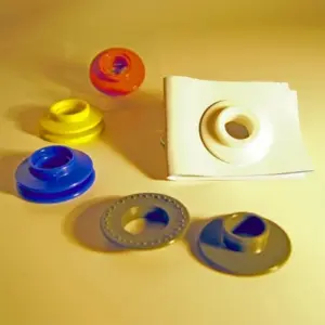 Kunststoff Ösen in verschiedenen Farben